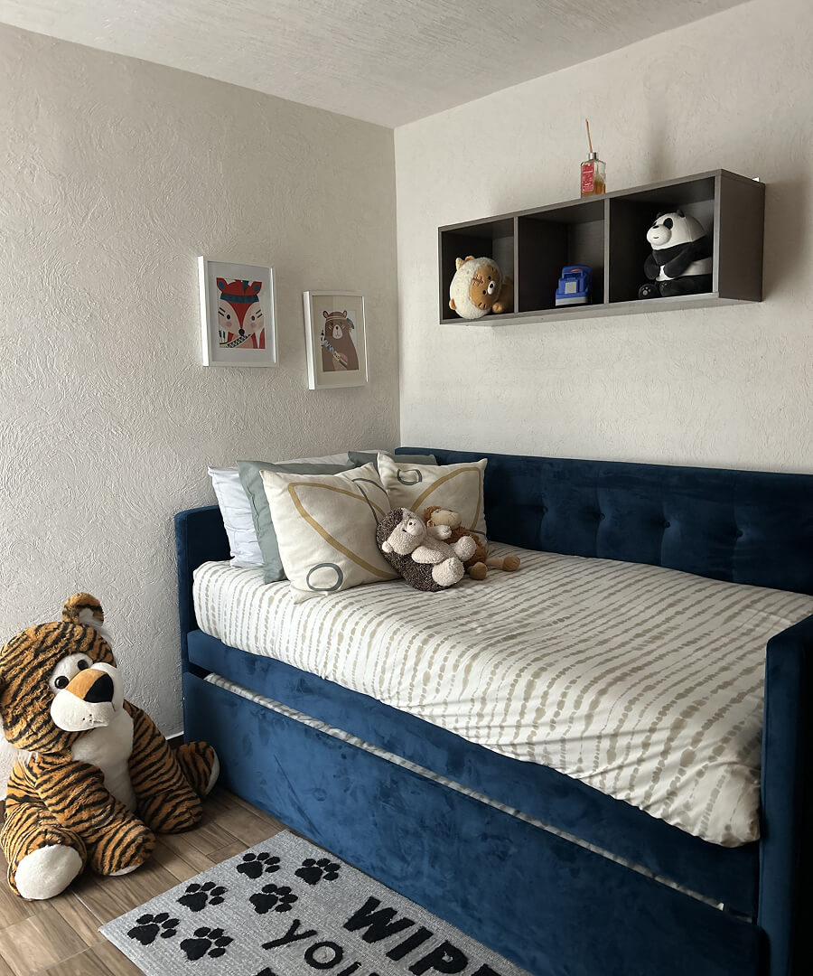 habitacion infantil de casa de modelo cipres en desarrollo residencial paseos del bosque en el estado de Aguascalientes Mexico